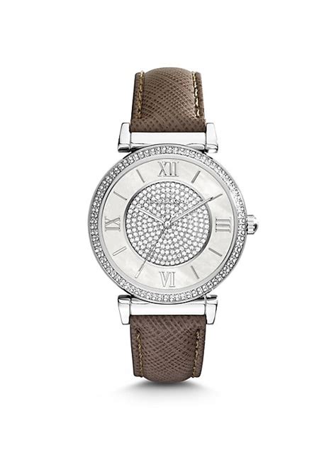 michael kors catlin pavé silver tone watch|Amazon.com: Michael Kors Parker Chronograph .